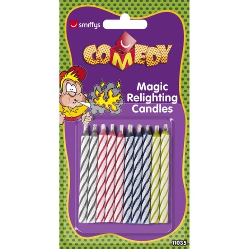 Magic Relighting Candles - Jokers Costume Mega Store