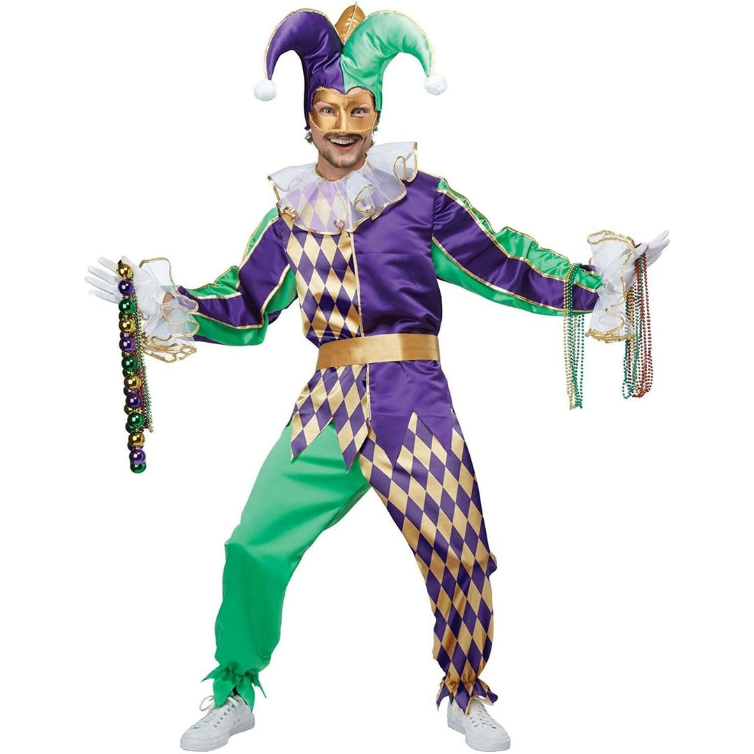 Mardi Gras Jester / Adult - Jokers Costume Mega Store