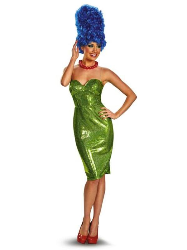 Marge Glam Deluxe Adult Costume - Jokers Costume Mega Store