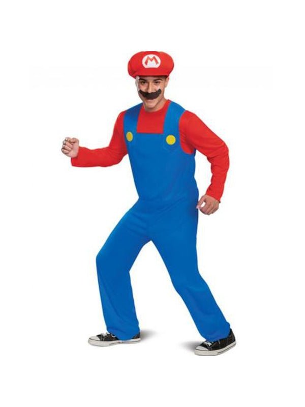 Mario Classic Adult Costume - Jokers Costume Mega Store