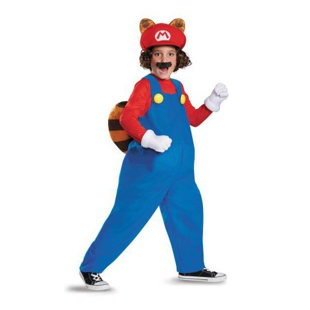 Mario Raccoon Deluxe Costume Child - Jokers Costume Mega Store