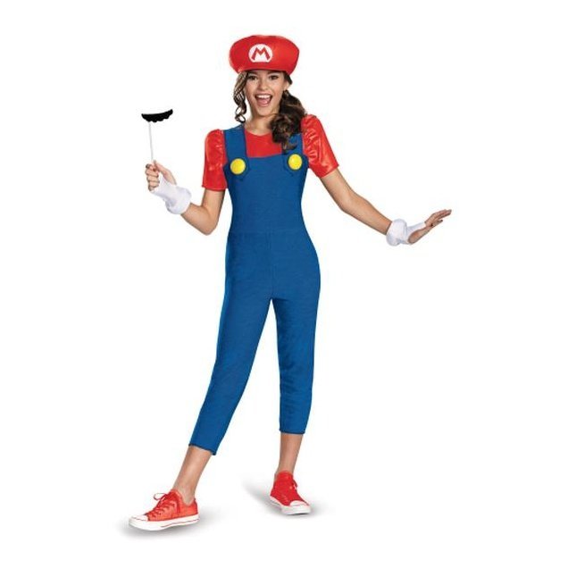 Mario Tween Girl Costume - Jokers Costume Mega Store