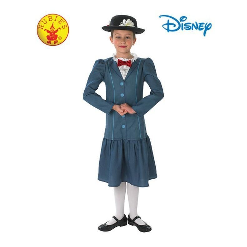 Mary Poppins Tween Costume Size M (9 10 Yrs) - Jokers Costume Mega Store