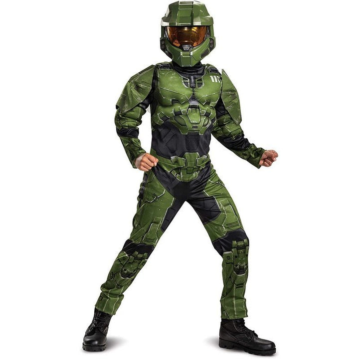 Master Chief Infinite Muscle Boys Costume - Jokers Costume Mega Store