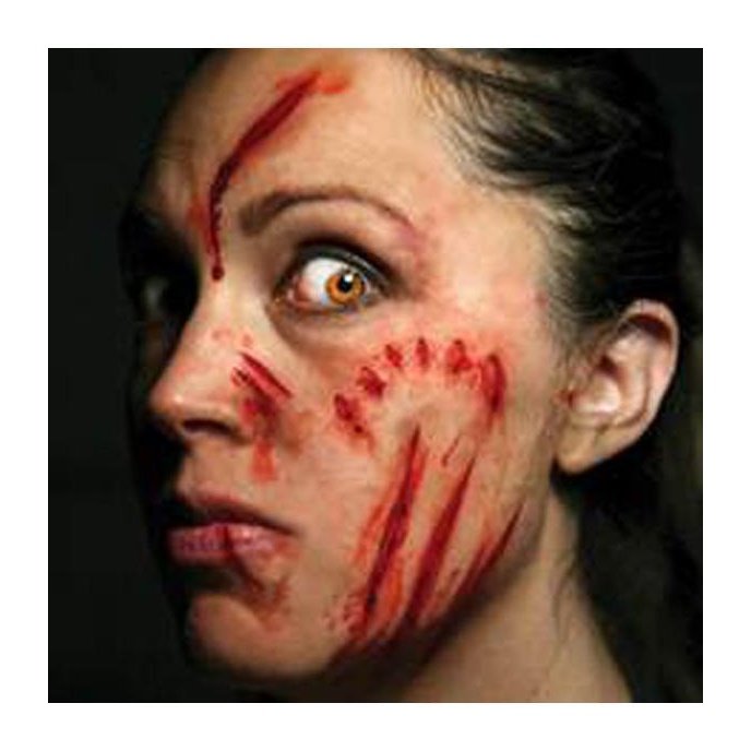 Mauled FX Tattoo-Make up and Special FX-Jokers Costume Mega Store