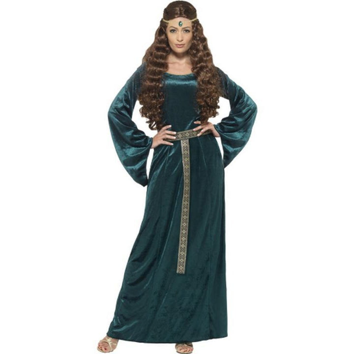 Medieval Maid Costume - Green - Jokers Costume Mega Store