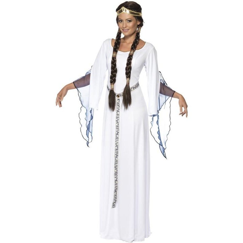 Medieval Maid Costume - White - Jokers Costume Mega Store
