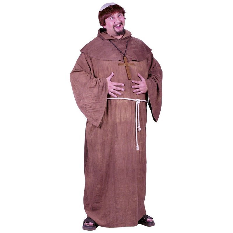 Medieval Monk Pus Size - Jokers Costume Mega Store