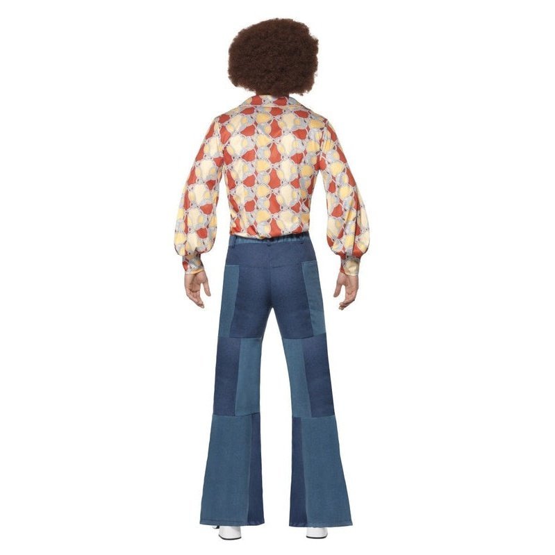 Men's Patchwork Flares, Denim Look - Jokers Costume Mega Store