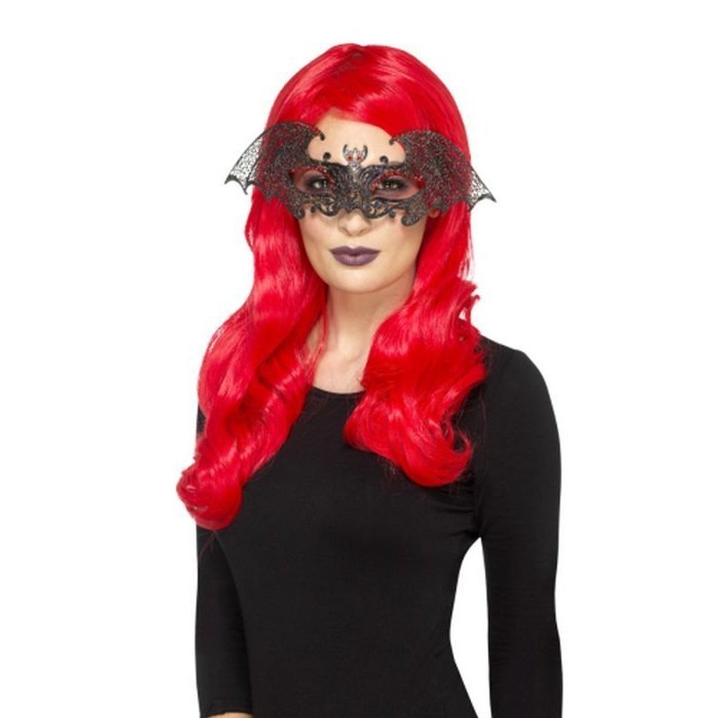 Metal Filigree Bat Eyemask - Jokers Costume Mega Store