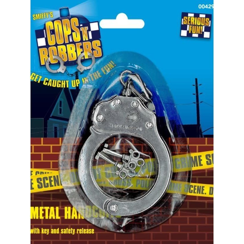 Metal Handcuffs - Jokers Costume Mega Store