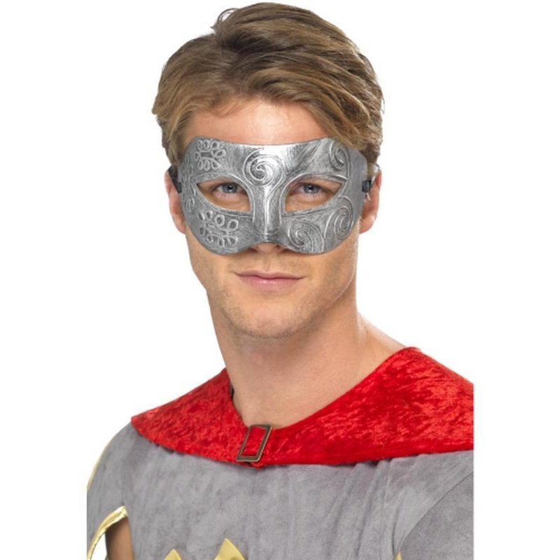 Metallic Warrior Colombina Eyemask - Jokers Costume Mega Store