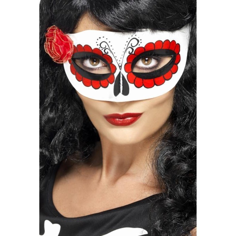 Mexican Day Of The Dead Eyemask - Jokers Costume Mega Store