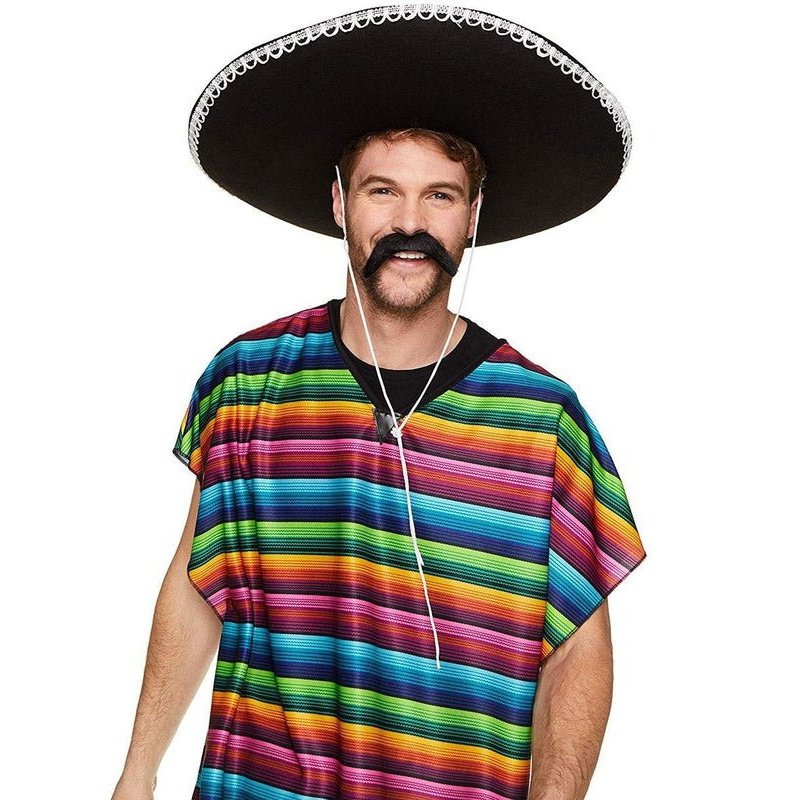 Mexican Poncho (D) - Jokers Costume Mega Store