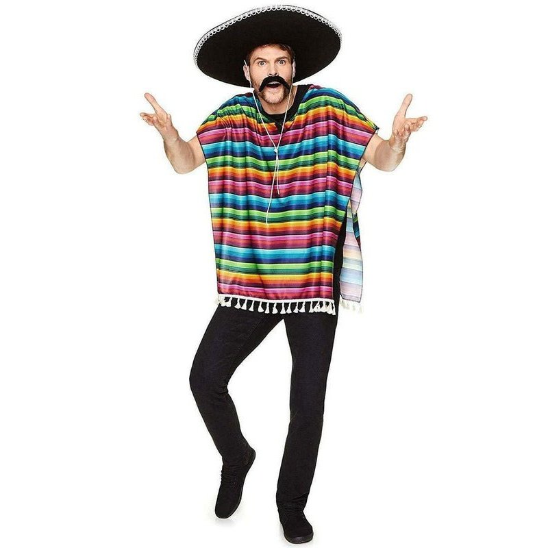 Mexican Poncho (D) - Jokers Costume Mega Store
