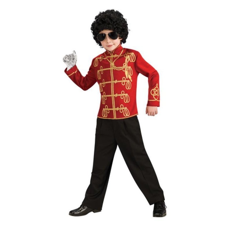 Michael Jackson Red Military Jacket Size L - Jokers Costume Mega Store