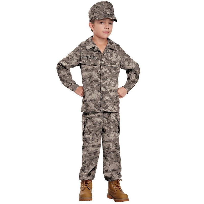 Military Army Soldier Boys Costume - Jokers Costume Mega Store