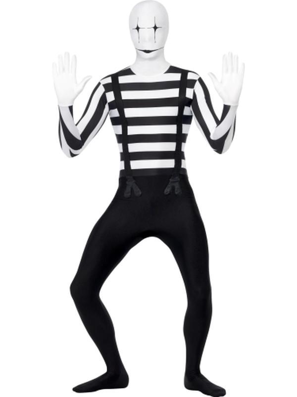 Mime Second Skin Costume - Jokers Costume Mega Store