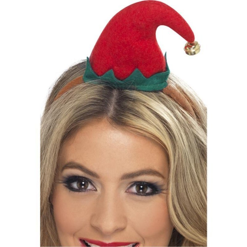 Mini Elf Hat on Headband - Jokers Costume Mega Store