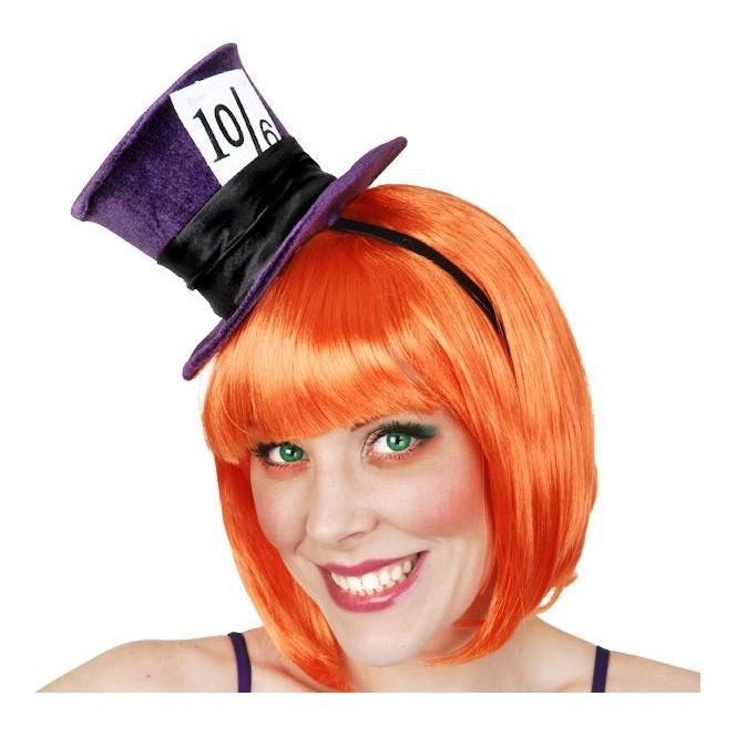 Mini Mad Hatter Hat Purple - Jokers Costume Mega Store