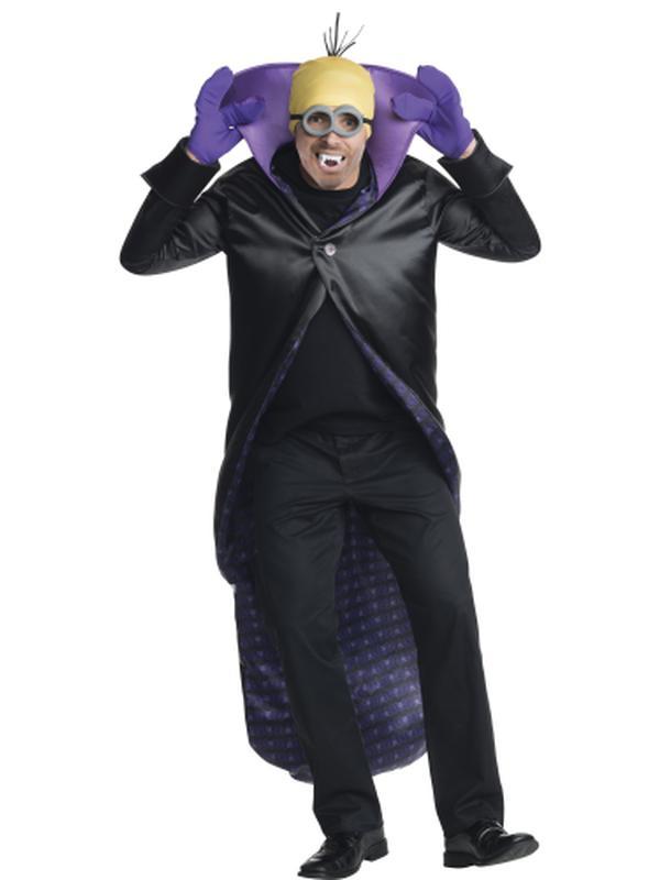 Minion Dracula Costume Size Std - Jokers Costume Mega Store