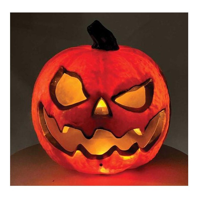 LED Misting Pumpkin - Motion-Activated Scary Jack-O-Lantern – Jokers ...