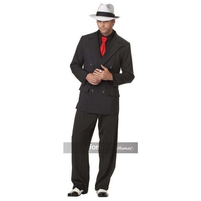 Mob Boss Costume - Jacket, Pants, Shirt, Tie & Suspenders – Jokers ...