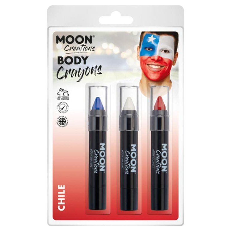 Moon Creations Body Crayons, Chile-Make up and Special FX-Jokers Costume Mega Store