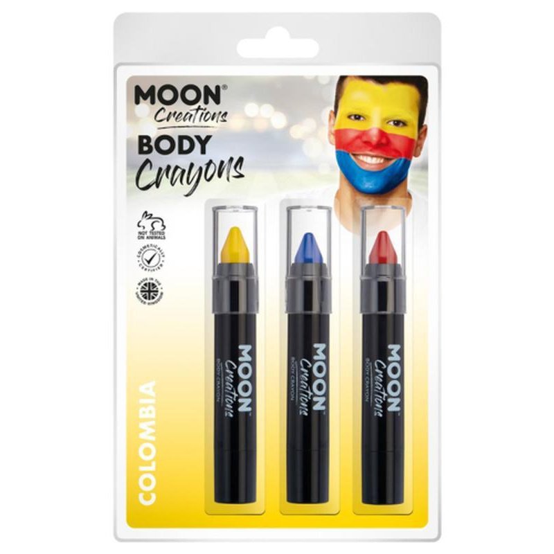 Moon Creations Body Crayons, Colombia-Make up and Special FX-Jokers Costume Mega Store