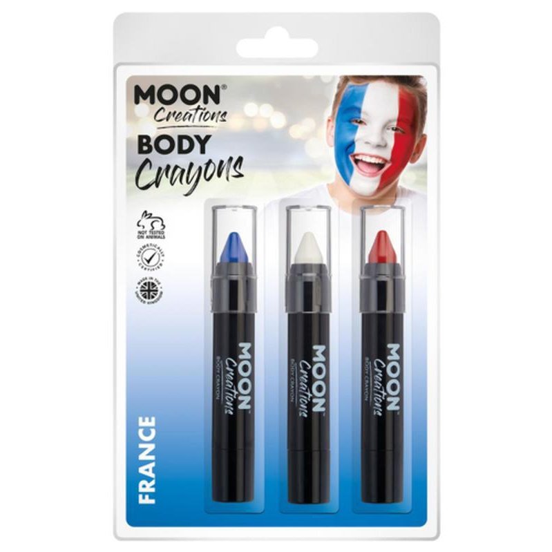 Moon Creations Body Crayons, France-Make up and Special FX-Jokers Costume Mega Store