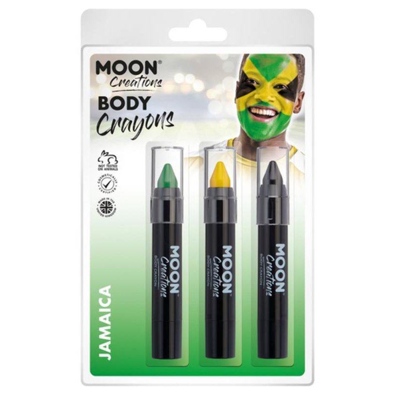 Moon Creations Body Crayons, Jamaica-Make up and Special FX-Jokers Costume Mega Store