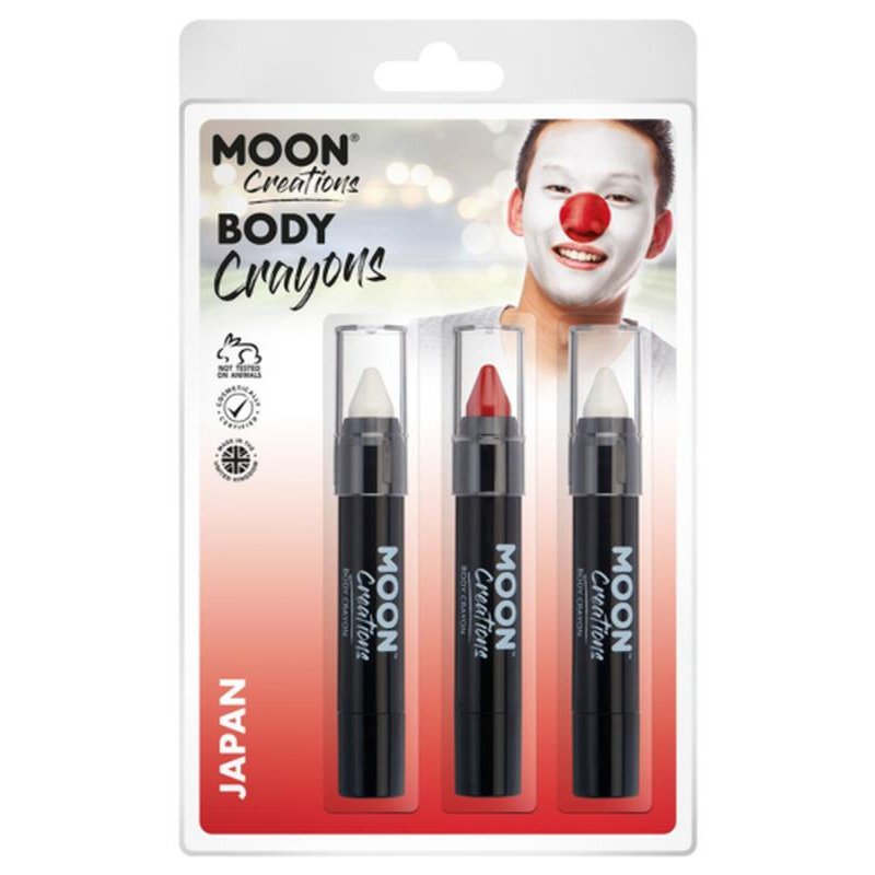 Moon Creations Body Crayons, Japan-Make up and Special FX-Jokers Costume Mega Store