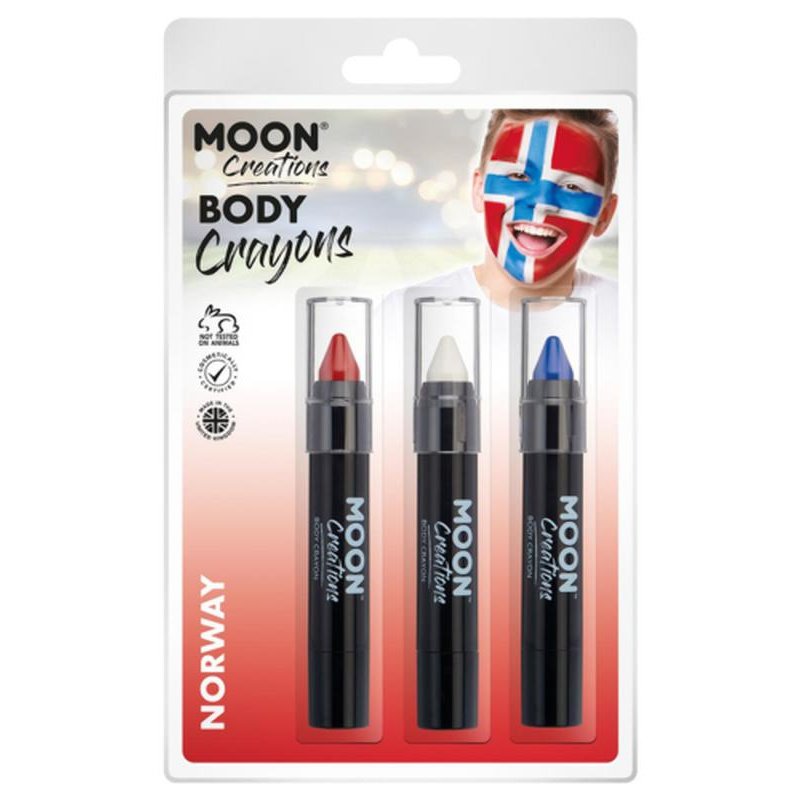 Moon Creations Body Crayons, Norway-Make up and Special FX-Jokers Costume Mega Store