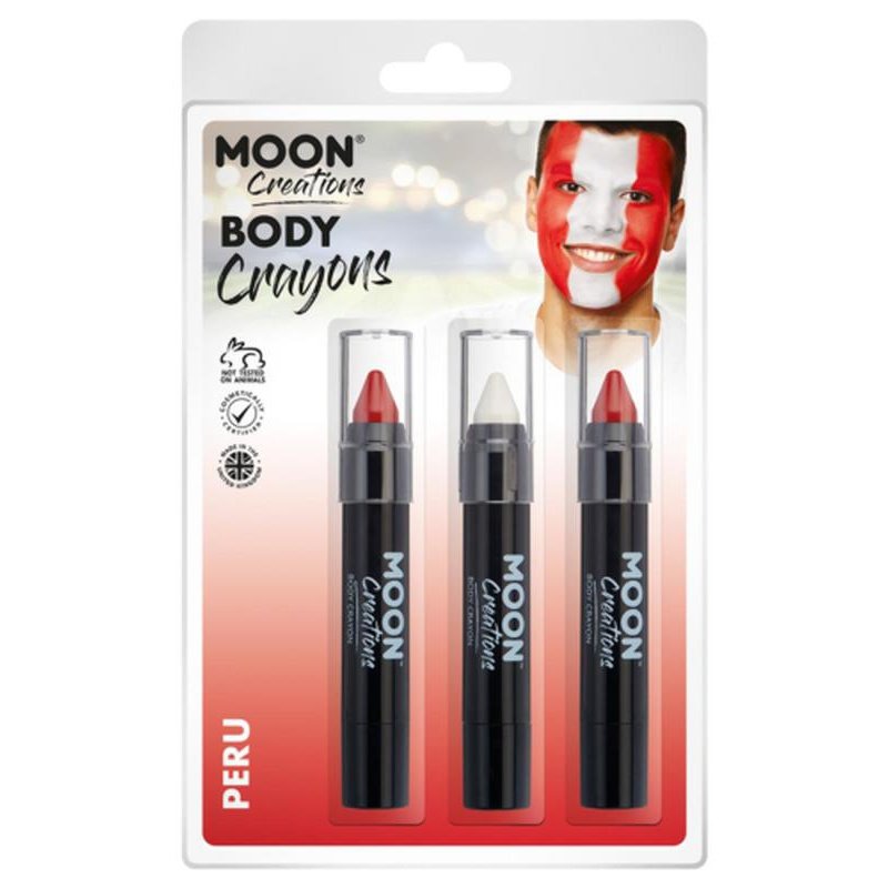 Moon Creations Body Crayons, Peru-Make up and Special FX-Jokers Costume Mega Store