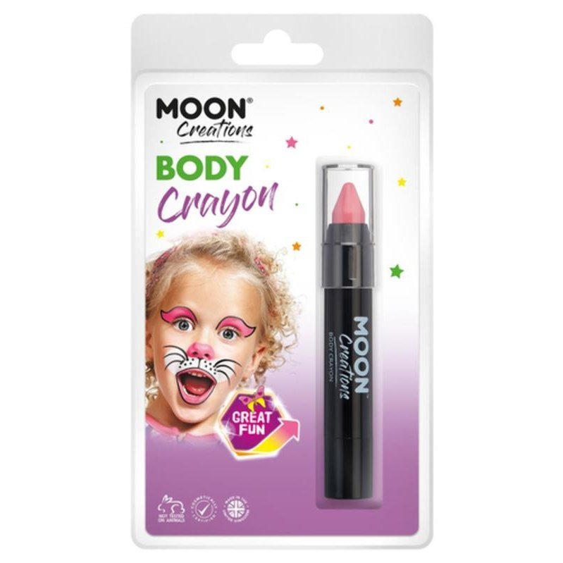 Moon Creations Body Crayons, Pink-Make up and Special FX-Jokers Costume Mega Store