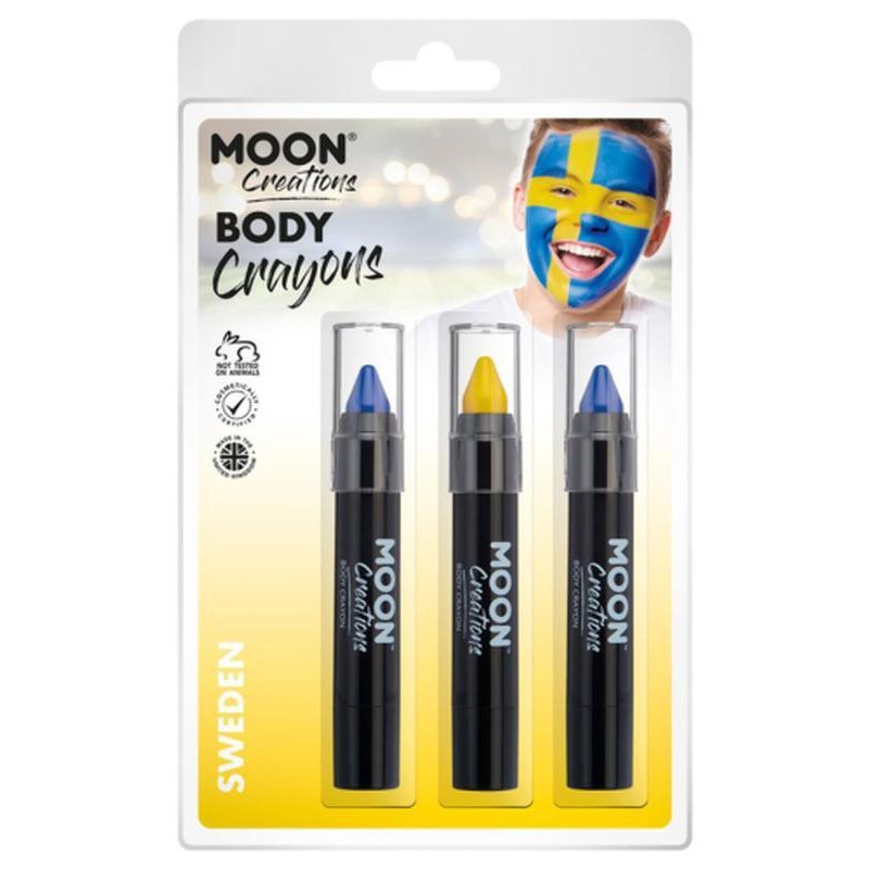 Moon Creations Body Crayons, Sweden-Make up and Special FX-Jokers Costume Mega Store