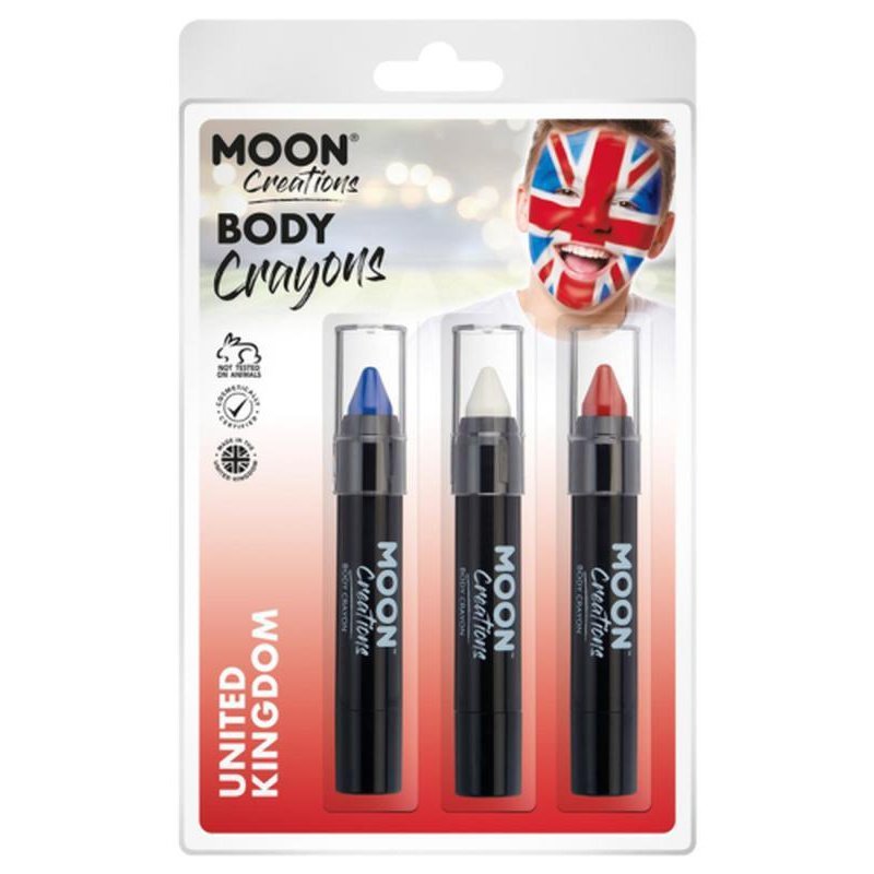 Moon Creations Body Crayons, UK-Make up and Special FX-Jokers Costume Mega Store