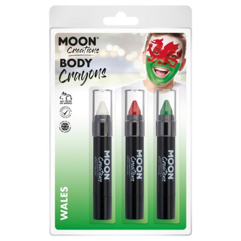 Moon Creations Body Crayons, Wales-Make up and Special FX-Jokers Costume Mega Store