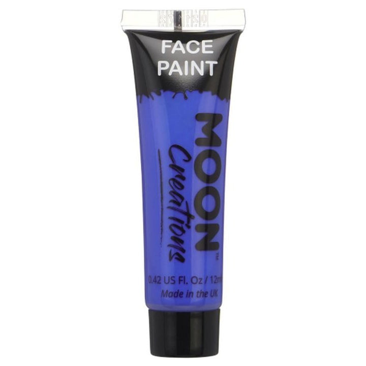 Moon Creations Face & Body Paint, Dark Blue-Make up and Special FX-Jokers Costume Mega Store