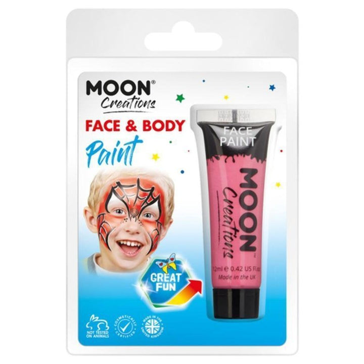 Moon Creations Face & Body Paint, Hot Pink-Make up and Special FX-Jokers Costume Mega Store