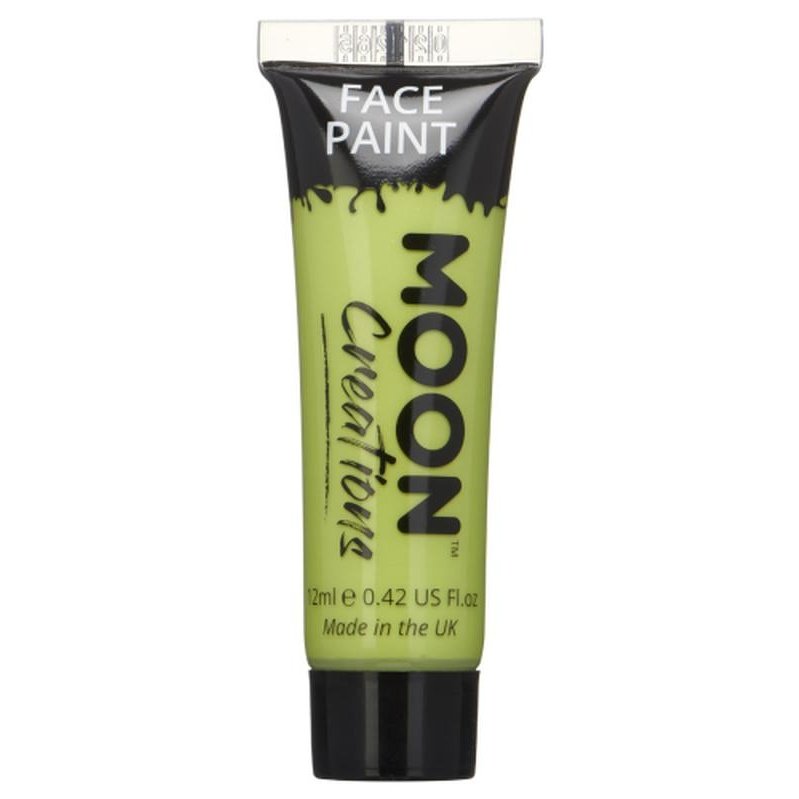 Moon Creations Face & Body Paint, Lime Green-Make up and Special FX-Jokers Costume Mega Store