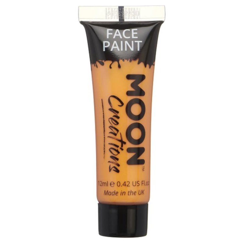 Moon Creations Face & Body Paint, Orange-Make up and Special FX-Jokers Costume Mega Store