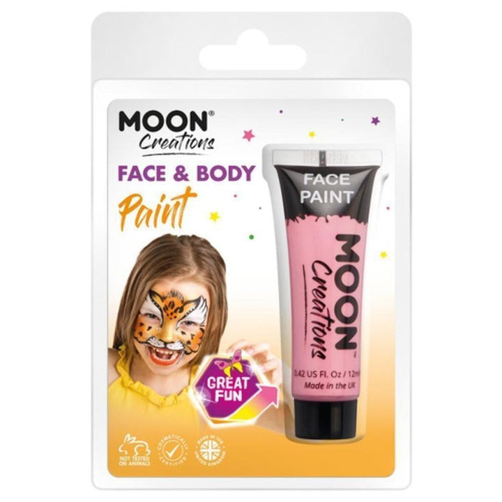 Moon Creations Face & Body Paint, Pink-Make up and Special FX-Jokers Costume Mega Store