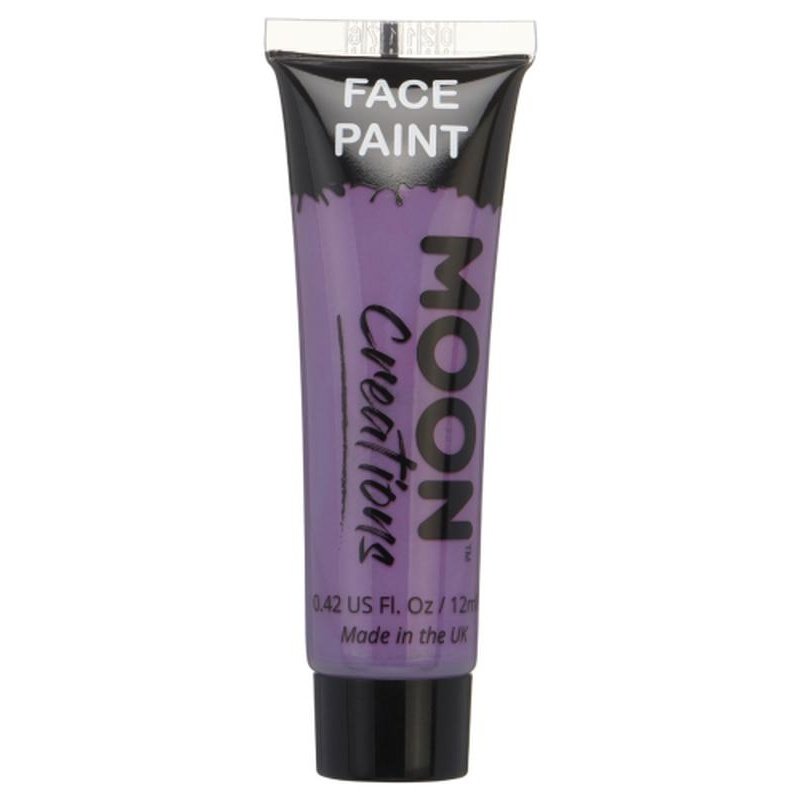 Moon Creations Face & Body Paint, Purple-Make up and Special FX-Jokers Costume Mega Store