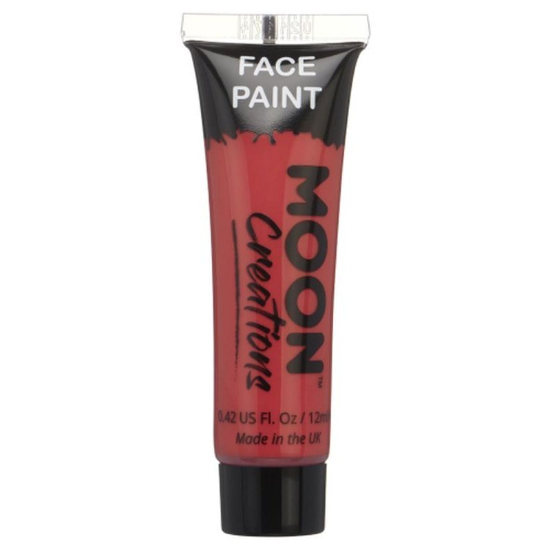 Moon Creations Face & Body Paint, Red-Make up and Special FX-Jokers Costume Mega Store