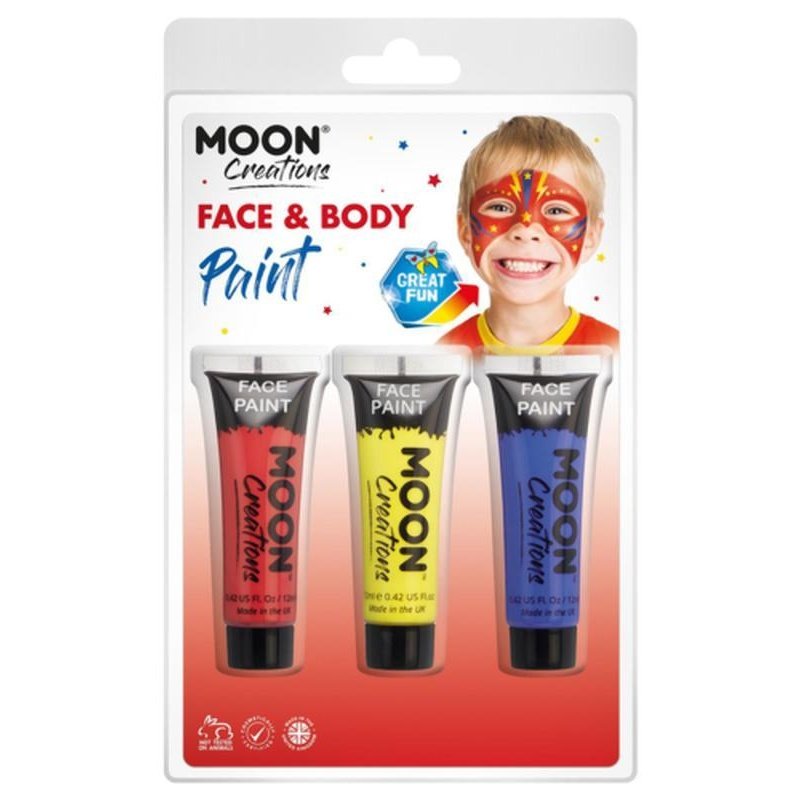 Moon Creations Face & Body Paint, Superhero-Make up and Special FX-Jokers Costume Mega Store