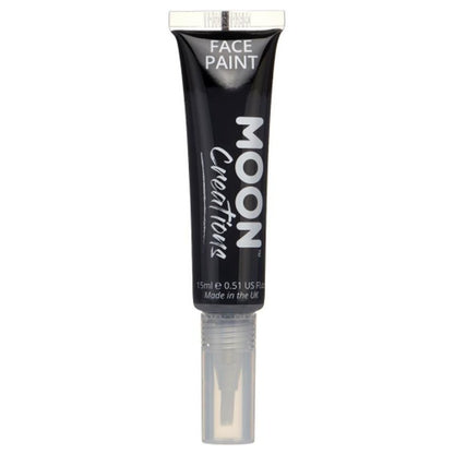 Moon Creations Face & Body Paints, Black-Make up and Special FX-Jokers Costume Mega Store