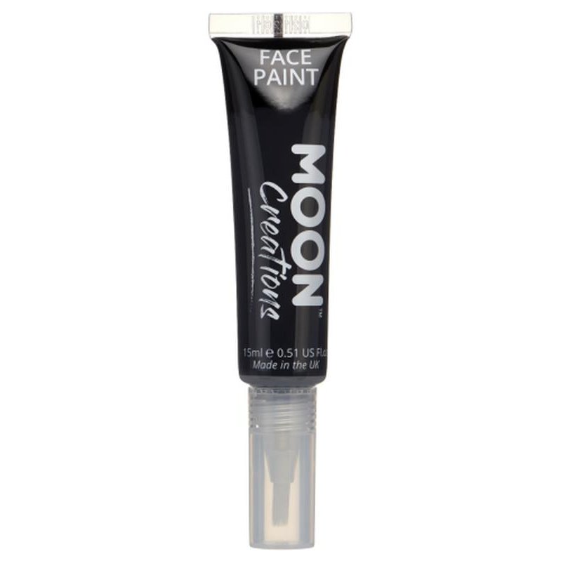 Moon Creations Face & Body Paints, Black-Make up and Special FX-Jokers Costume Mega Store