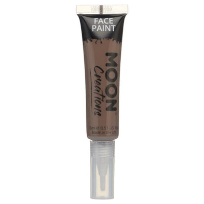 Moon Creations Face & Body Paints, Brown-Make up and Special FX-Jokers Costume Mega Store