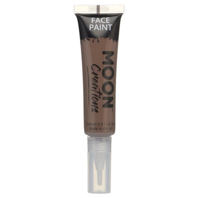Moon Creations Face & Body Paints, Brown-Make up and Special FX-Jokers Costume Mega Store